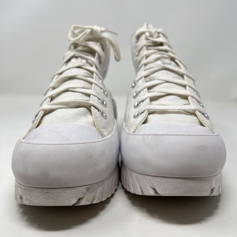 Converse Unisex W10/M8 Lugged 2.0 Sneakers Ankle Boot White Hiking All Star - Picture 3 of 12
